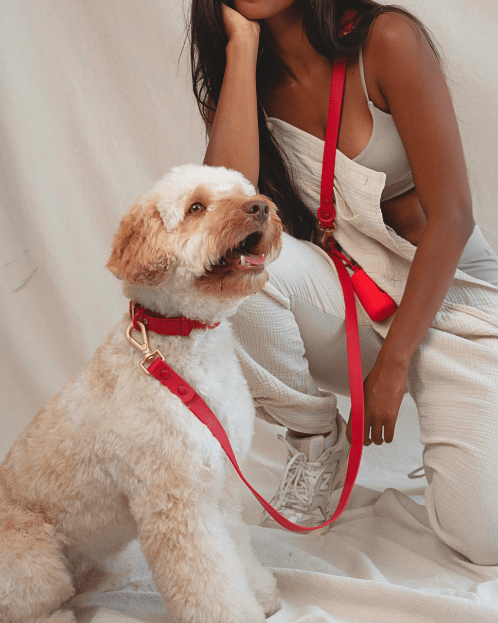 Wander! Waterproof Collar - Cherry